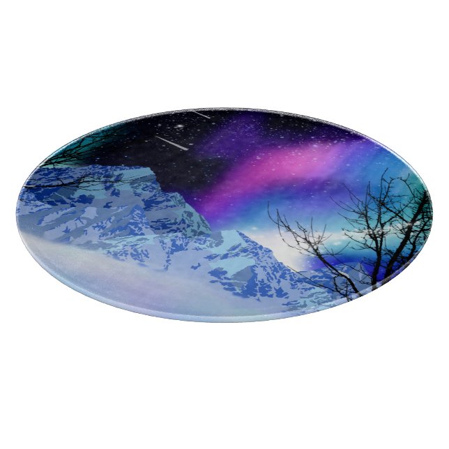 Winter Wonderlights Cutting Board Schneidebrett (Ecke)