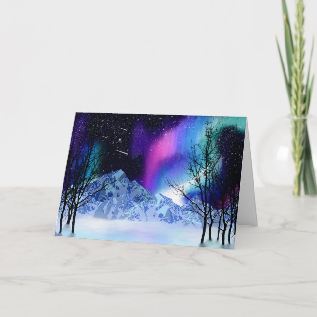 Winter Wonderlights Karte (Vorderseite)