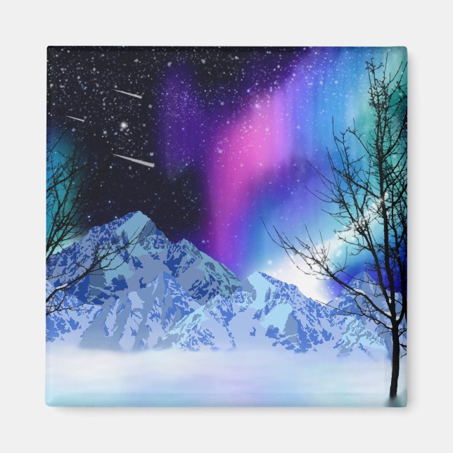 Winter Wonderlights Magnet (Vorne)