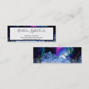 Winter Wonderlights Mini Business Card Visitenkarte