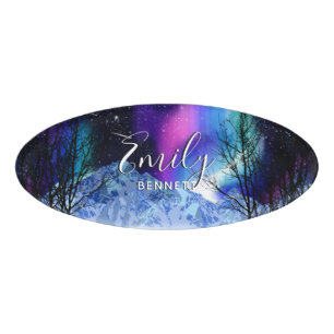 Winter Wonderlights Name Tag Namenschild