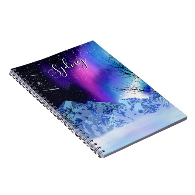 Winter Wonderlights Notebook Notizblock (Rechte Seite)
