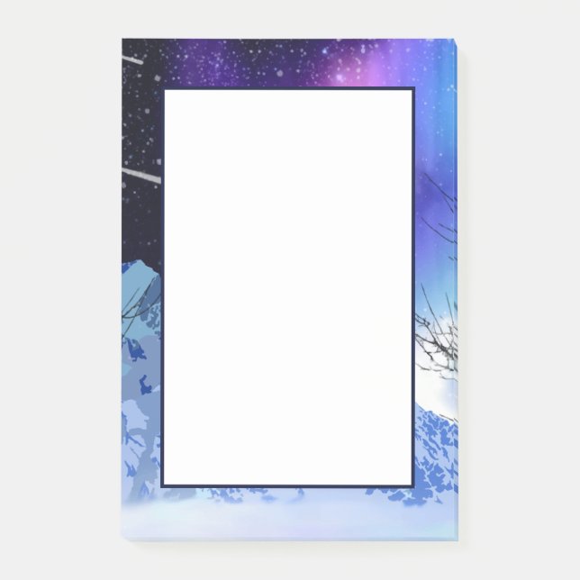 Winter Wonderlights Post-it Klebezettel (Vorderseite)