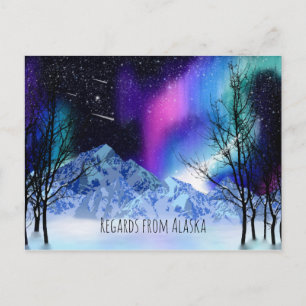 Winter Wonderlights Postkarte