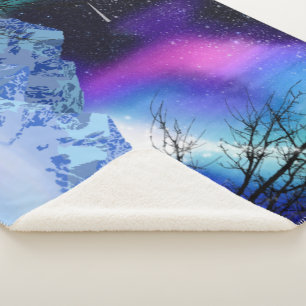 Winter Wonderlights Sherpa Blanket Sherpadecke