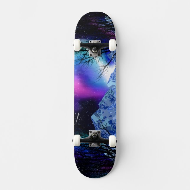 Winter Wonderlights Skateboard (Vorderseite)