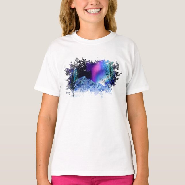 Winter Wonderlights Sweatshirt T-Shirt (Vorderseite)