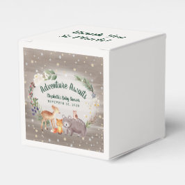 Winter Woodland Animals Kinderdusche Geschenkschachtel