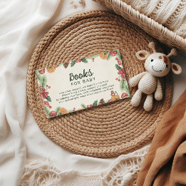 Winter Woodland Baby Shower Begleitkarte