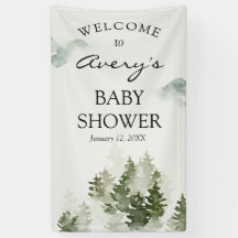 Winter Woodland Begrüßungszeichen