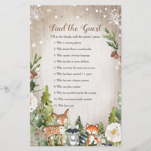 Winter Woodland Finden Sie das Gast-Spiel White Fl