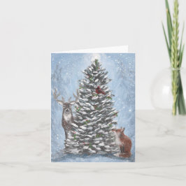 Winter Woodland Folded Card Ankündigung