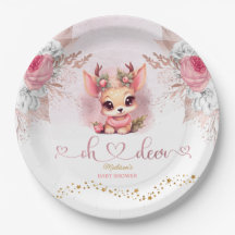 Winter Woodland Girl Babydusche