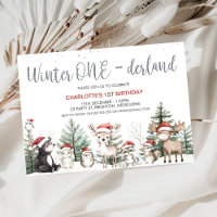 Winter Woodland Onederland 1. Geburtstag
