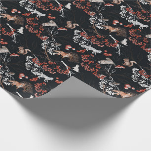 Winter Woodland Tiere Weihnachten Weihnachten Geschenkpapier