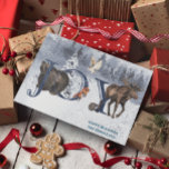 Winter Woodland Wonderland JOY Snow Feiertagskarte<br><div class="desc">Dieses Design entstand durch digitale Kunst und kann in dem Bereich personalisiert sein, der durch das Ändern des Fotos und/oder Textes zur Verfügung gestellt wird. Oder Sie können es anpassen, indem Sie den Mausklick auswählen, um weitere Optionen anzupassen, um die Farbe des Hintergrunds zu löschen oder zu ändern, Text hinzuzufügen,...</div>