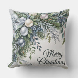 "Winter Wreath Christmas" Kissen