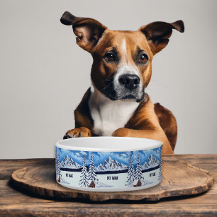 Winter-Wunder-Hundefutter- oder Katzennapf Napf