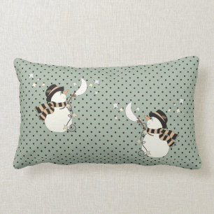 Winter-Wunder-Schneemann Lendenkissen