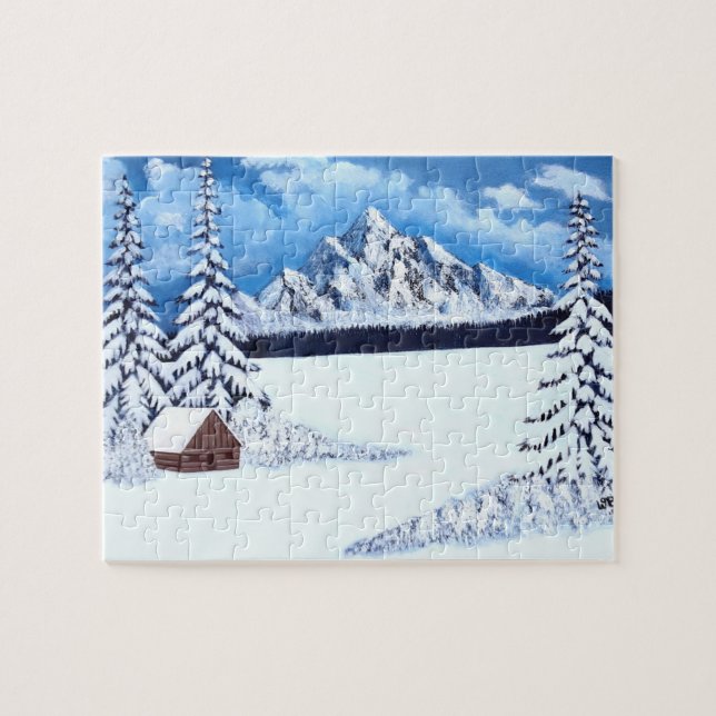 Winter-Wunder-Übergroßes Puzzle (Horizontal)