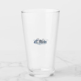 Winter-Wunderland-Dorf Glas