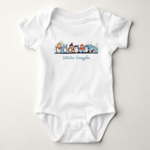 Winter Wunderland Tierfreunde Baby Strampler
