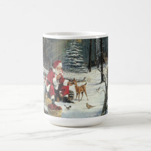 Winter Wunderland Weihnachten Weihnachten und Hirs Kaffeetasse