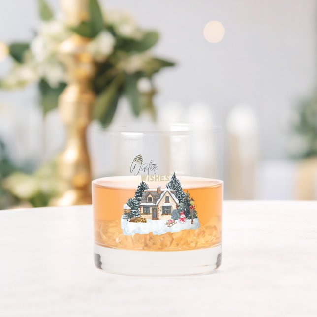 Winter-Wünsche Whiskyglas (Insitu (Hochzeit))