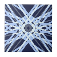 Winter Xmas Blue Gray Retro Geometrisches Muster