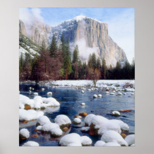 Winter Yosemite Nationalpark Poster