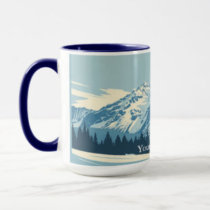 Winter Yosemite Valley: Retro Nationalpark Tasse