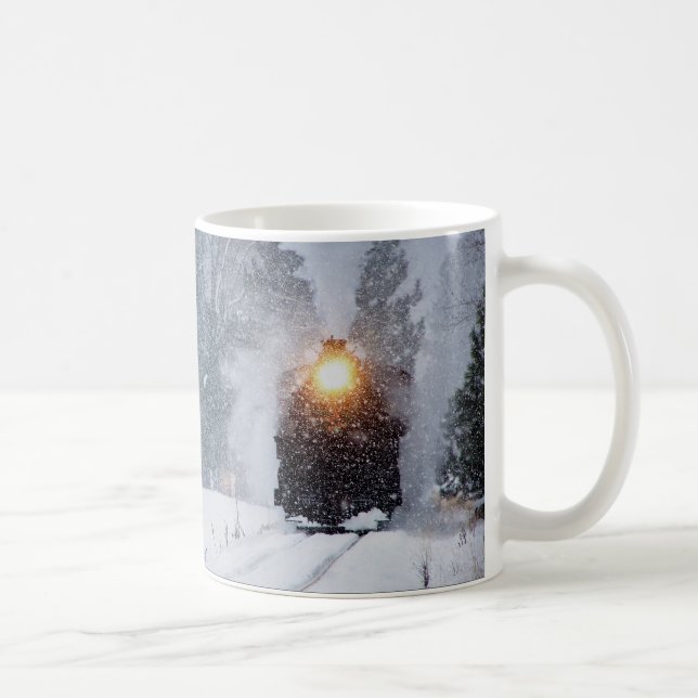 Winter-Zug-Tasse Kaffeetasse (Rechts)