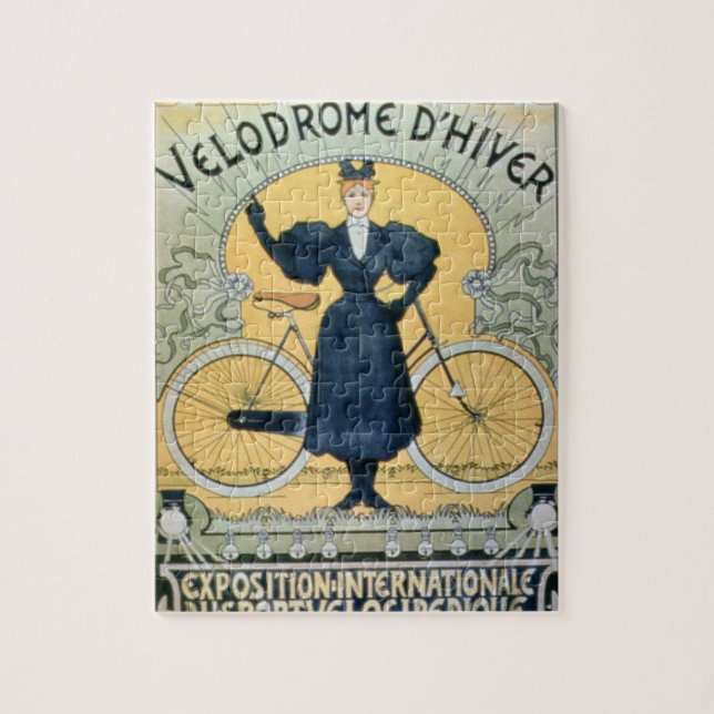 "Winter-Zyklus-laufende Bahn", internationale Puzzle (Vertikal)