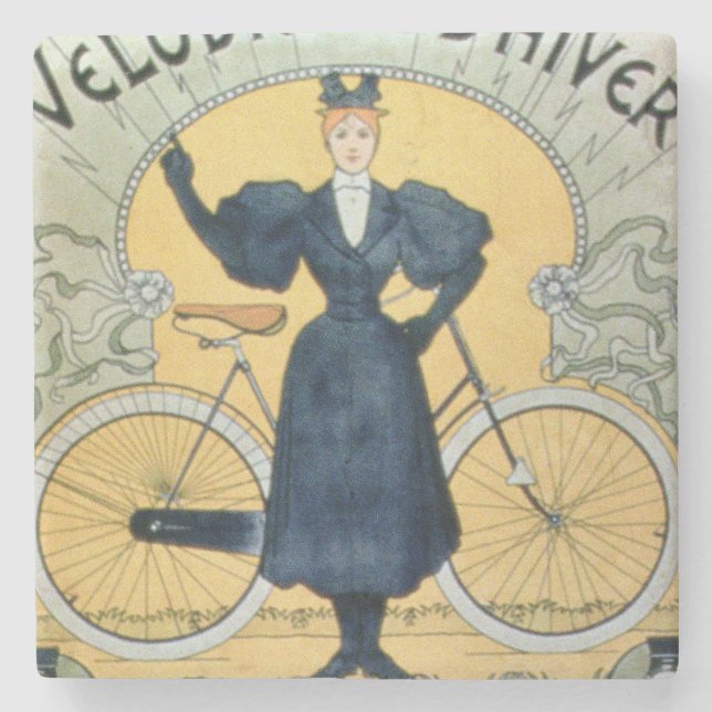 "Winter-Zyklus-laufende Bahn", internationale Steinuntersetzer (Vorderseite)