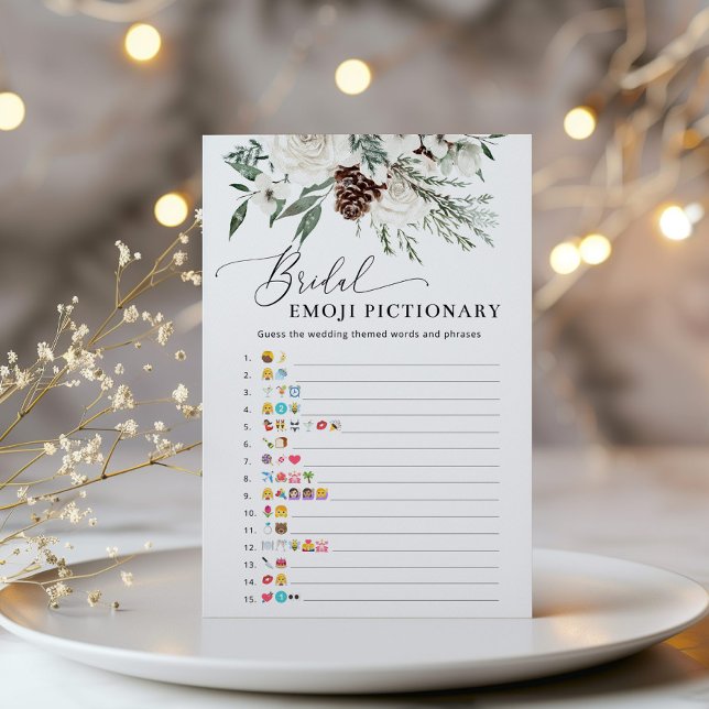 Winterabend Brautparty Emoji-Picktionary (Von Creator hochgeladen)