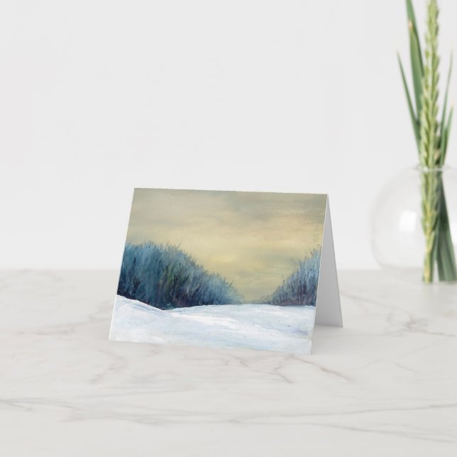 Winterabend Weihnachten Weihnachten Schöne Kunst S (Vorderseite)