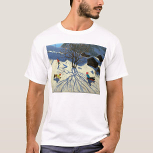 Winterabhang Morzine Frankreich T-Shirt