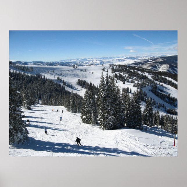 Winterabschwung Poster (Vorne)