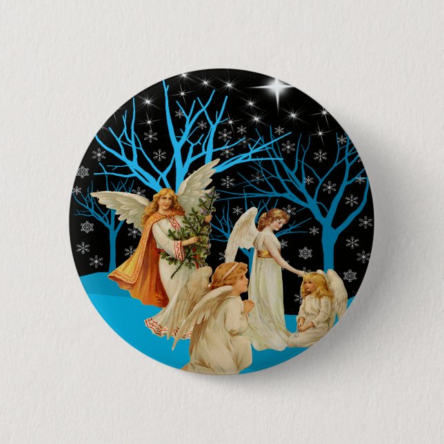 WinterAngelschaltfläche Button (Vorderseite)