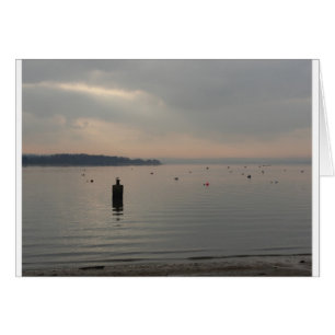 Winteransicht von Poole Hafen