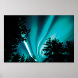 WINTERAURORA (DRUCKQUALITÄT) 46X31 POSTER
