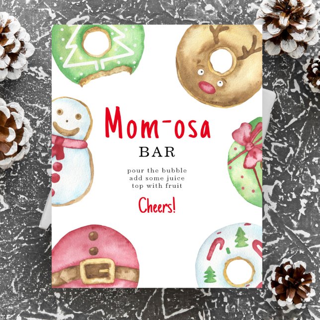Winterbaby-Dusche Momosa Bar Poster (Von Creator hochgeladen)