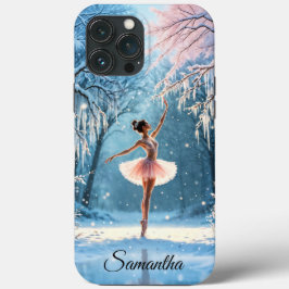 Winterballetanz Eistanz Blick auf den Wald Case-Mate iPhone Hülle