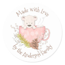 Winterbär Hot Cocoa Mix Label