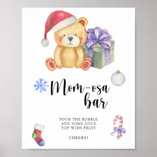 Winterbär \ Mom-osa-Bar-Poster Poster