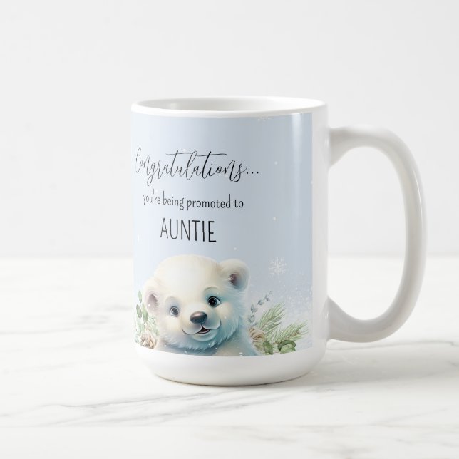 Winterbärenoffenbarung für Tante Kaffeetasse (Rechts)