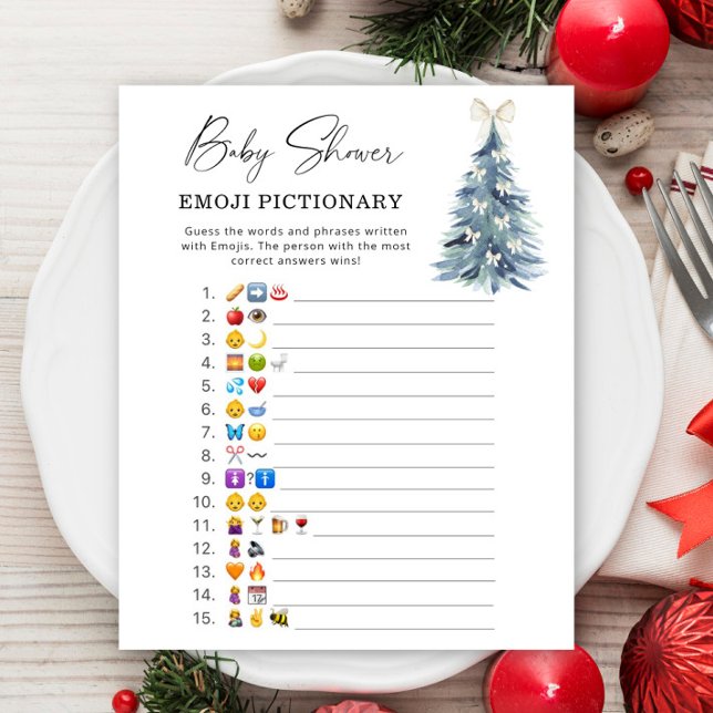 Winterbaum \ Emoji-Pictionary-Spiel (Von Creator hochgeladen)