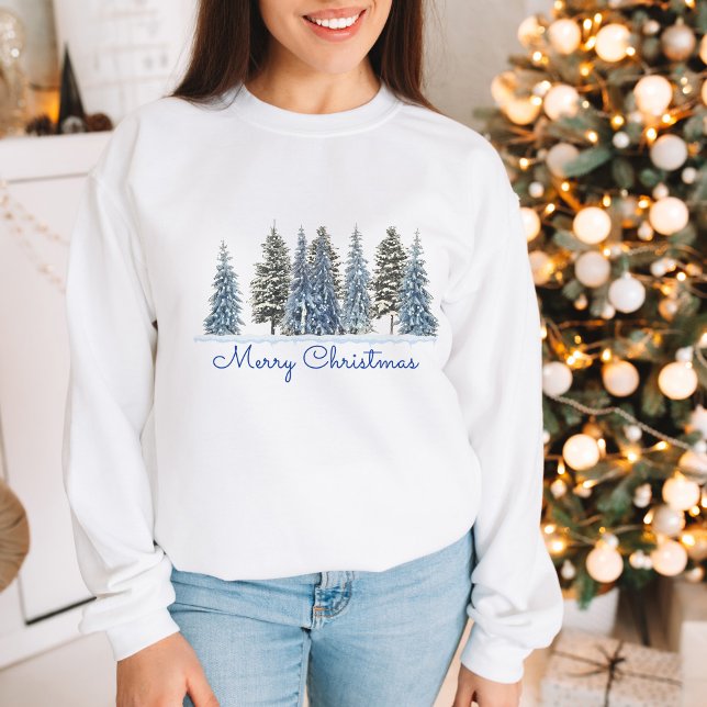 Winterbaum Frohe Weihnachten Sweatshirt (Von Creator hochgeladen)