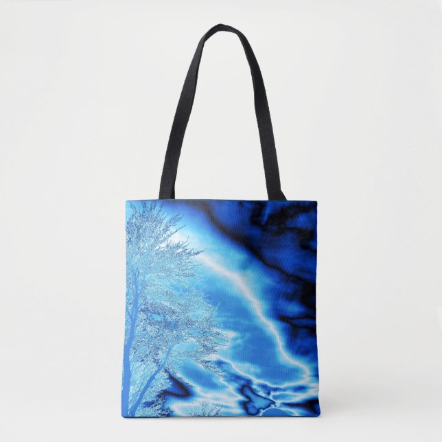 Winterbaum in Cobalt Blue Sky (Vorderseite)