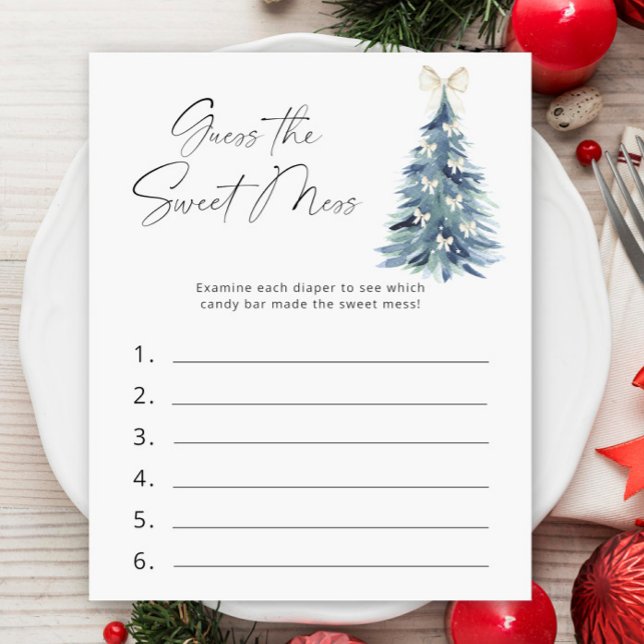 Winterbaum mit Bögen - Raten Sie mal, das süße Cha (Von Creator hochgeladen)